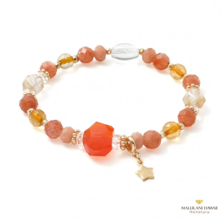 水晶玉子のオリエンタル占星術アクセサリー スターカットブレス BE HAPPY 2026