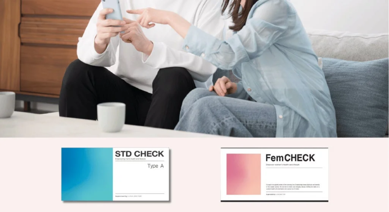 STD CHECKとFemCHECKの検査キット