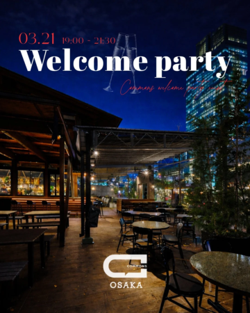 COMMONS OSAKA Welcome partyの告知
