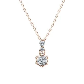 アイプリモネックレス「ルアンナ」ピンクゴールド