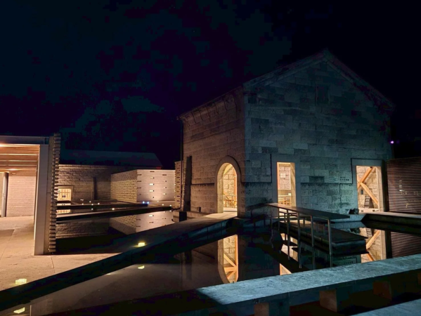 那須・芦野 石の美術館の夜景