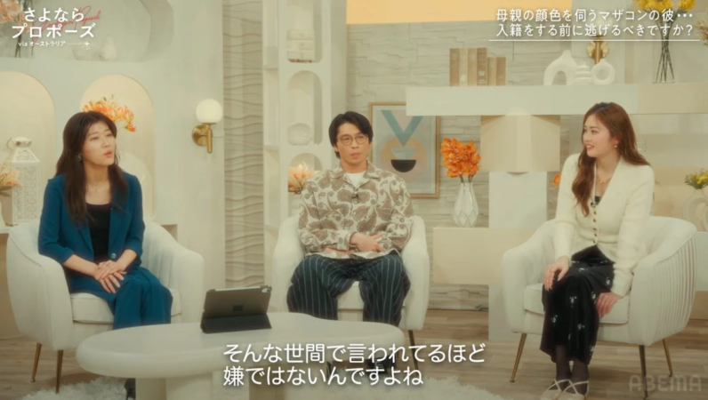 スタジオでの見解