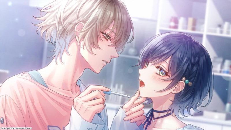 看病される女性