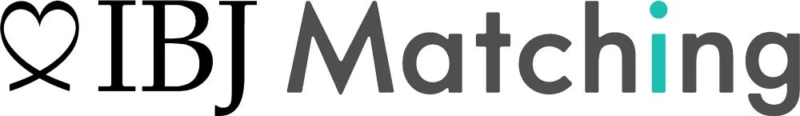 ハートマークと「IBJ Matching」の文字がデザインされたロゴ