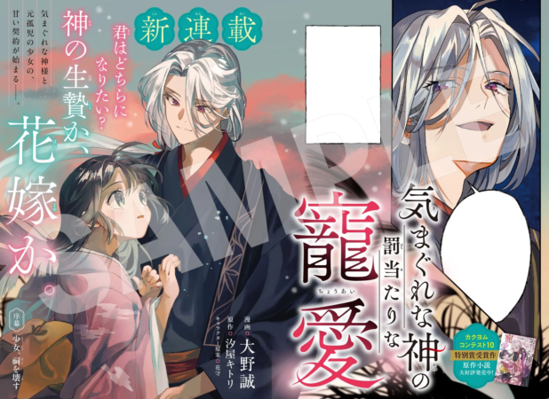 『気まぐれな神の罰当たりな寵愛』新連載