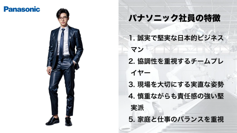 パナソニック社員の特徴