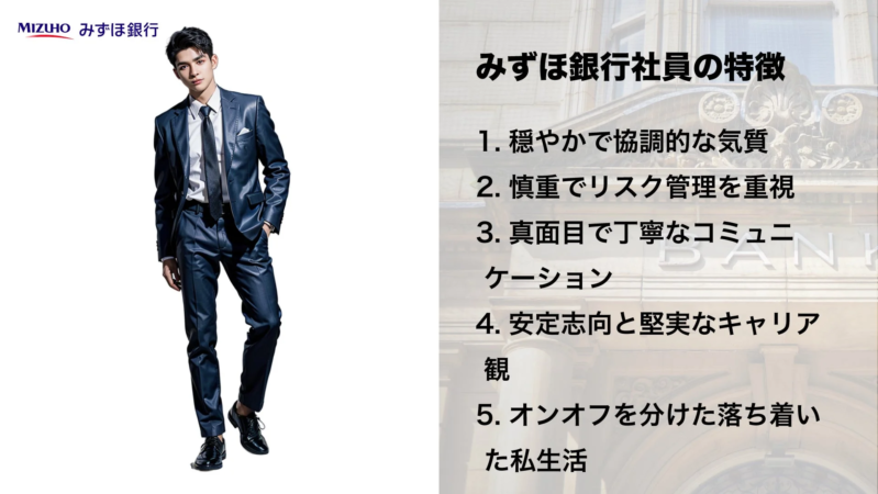 みずほ銀行社員の特徴
