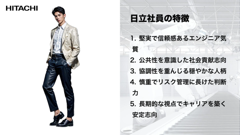 日立製作所社員の特徴