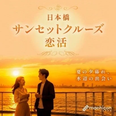 日本橋サンセットクルーズ恋活ポスター