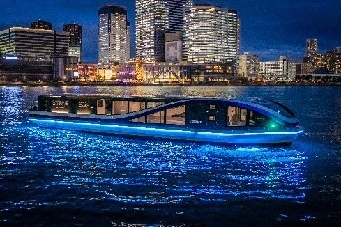 Nihonbashi e-LINERの夜景