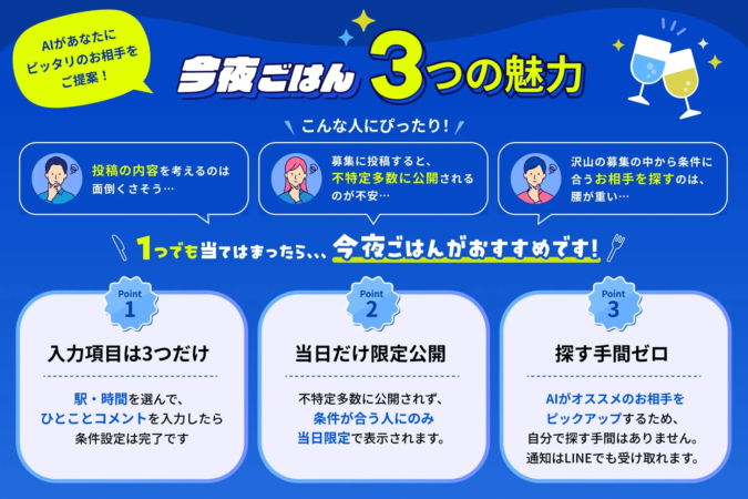 3つの魅力