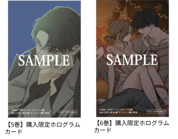 アニメイト購入特典ホログラムカード