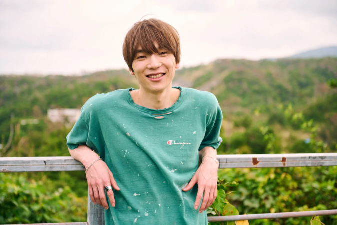 安藤勇雅さんインタビュー中の画像