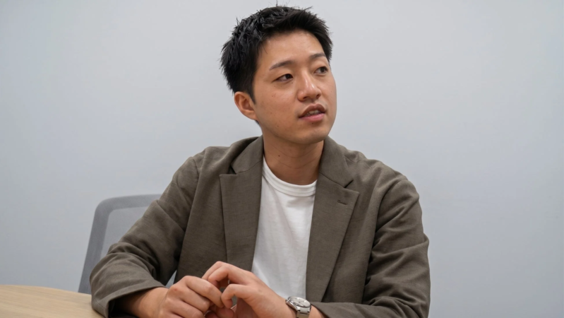 担当者インタビューの様子
