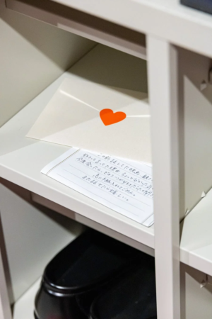 ラブレターの展示