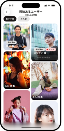 参加ユーザー一覧